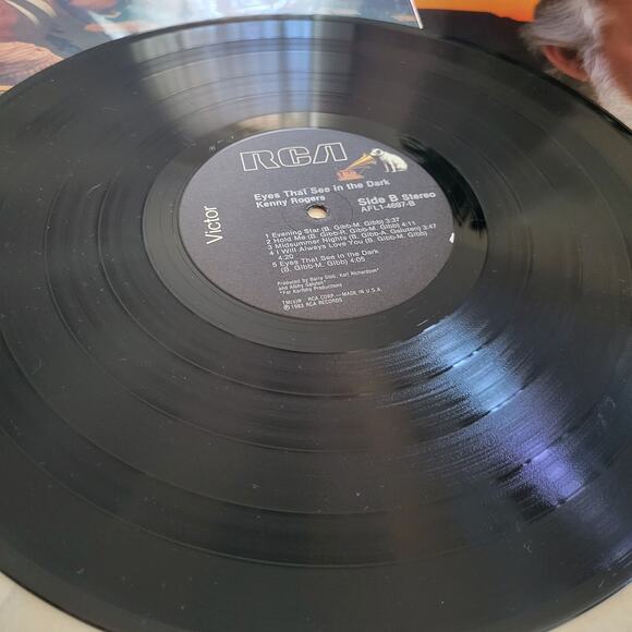 Kenny Rogers Vinyl Lot – The Gambler + Eyes That See in the Dark LP VG+ - Picture 8 of 11